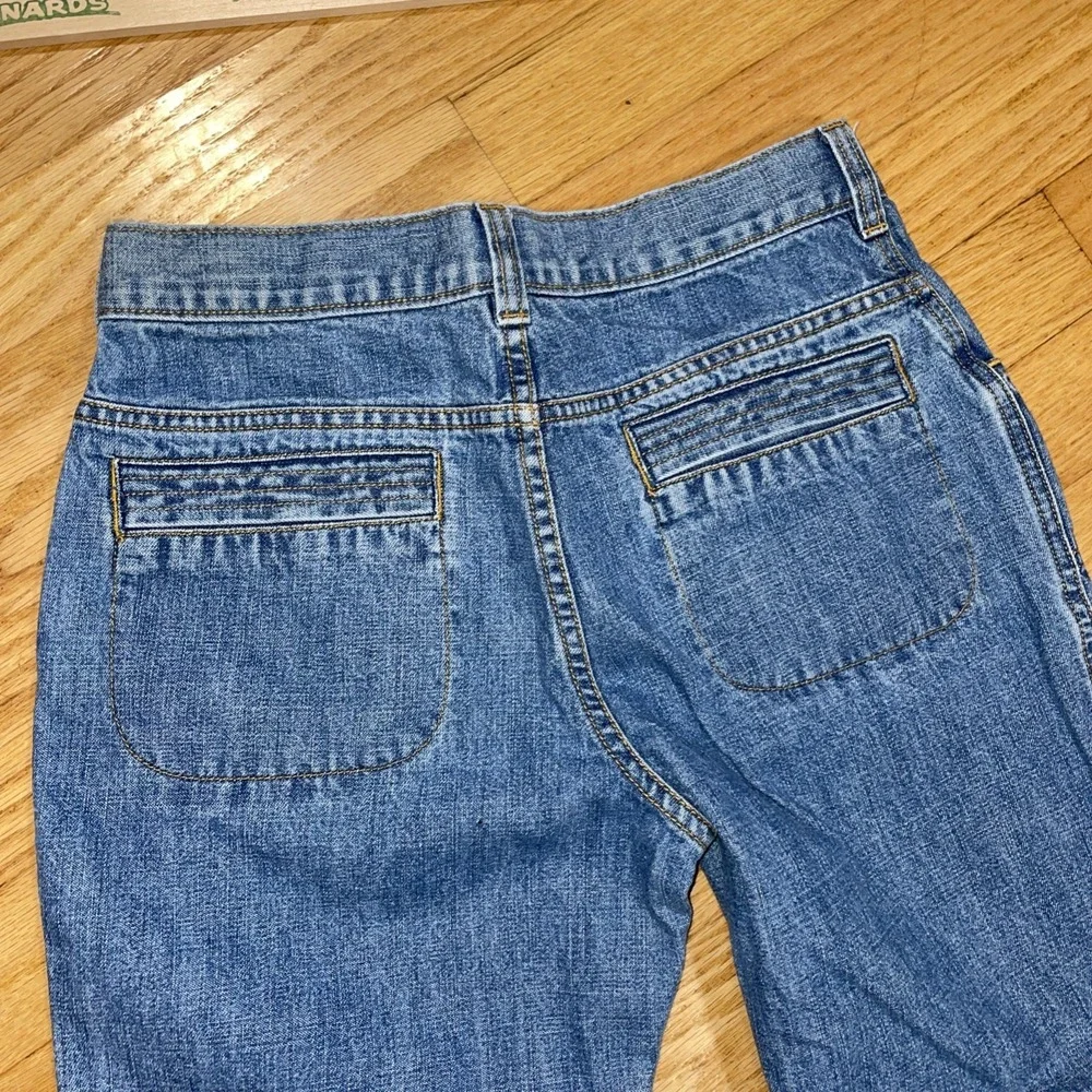 OshKosh Bgosh Girls Blue Jeans Size 14 Boot Cut Medium Wash Adjustable Waist